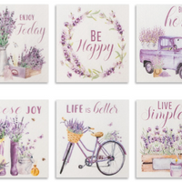 6-Piece Lavender Dreams Swedish Dishcloth Set